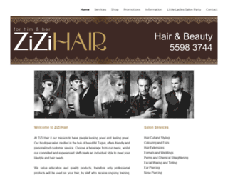 zizihairandbeauty.com.au screenshot