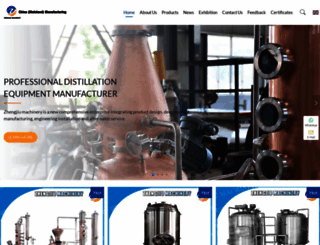 zjdistillery.com screenshot