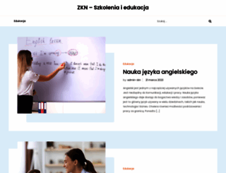zkn.edu.pl screenshot