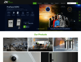zkteco-sa.com screenshot