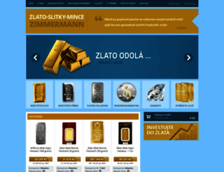 zlato-slitky-mince.cz screenshot