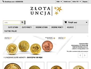 zlota-uncja.pl screenshot