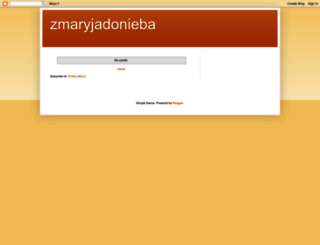 zmaryjadonieba.blogspot.com screenshot