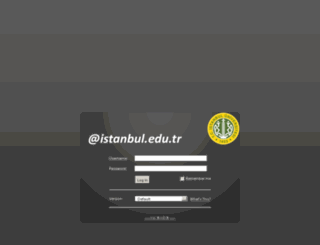 zmbox5.istanbul.edu.tr screenshot