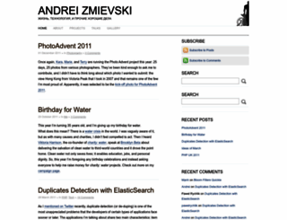 zmievski.org screenshot