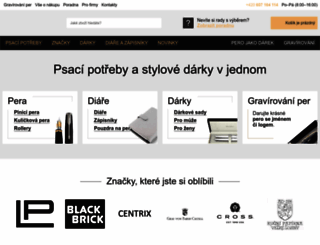 znackova-pera.cz screenshot