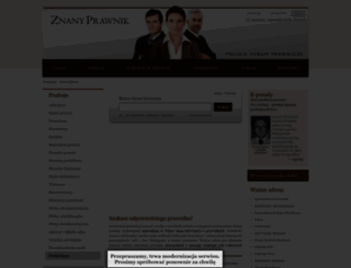 znanyprawnik.pl screenshot