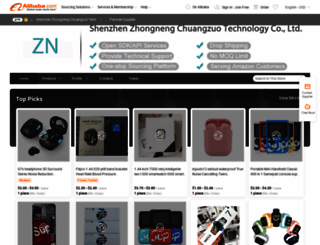 znczkj.en.alibaba.com screenshot