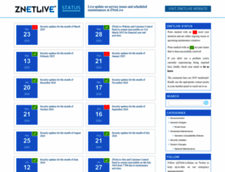 znetlivestatus.com screenshot