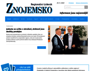 znojemsko.cz screenshot