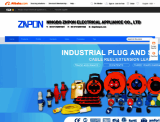 znpon.en.alibaba.com screenshot