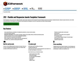zo2framework.org screenshot