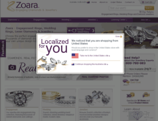 zoara.com.au screenshot