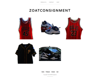 zoatconsignment.bigcartel.com screenshot