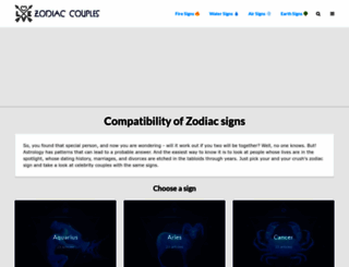 zodiac-couples.com screenshot