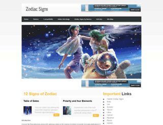 zodiacsigns.org.in screenshot
