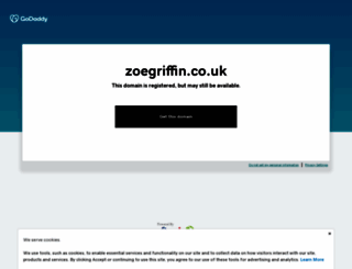 zoegriffin.co.uk screenshot