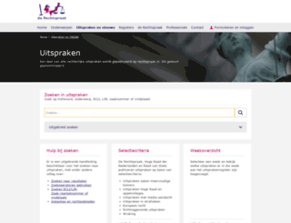 zoeken.rechtspraak.nl screenshot