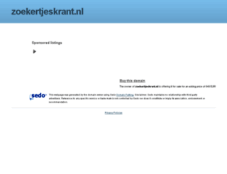 zoekertjeskrant.nl screenshot