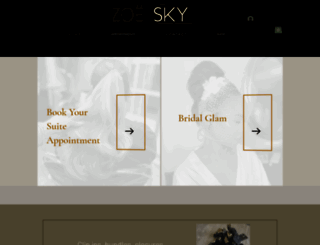 zoeskysalon.com screenshot