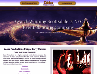 zoharproductions.com screenshot
