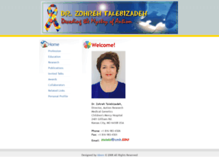 zohreh-talebizadeh.net screenshot