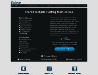 zoincagroup.duoservers.com screenshot