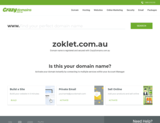 zoklet.com.au screenshot
