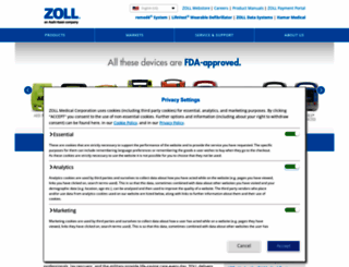 zoll.com screenshot