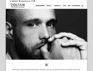 zoltan-hair.com screenshot