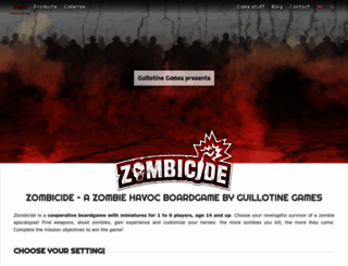 zombicide.com screenshot