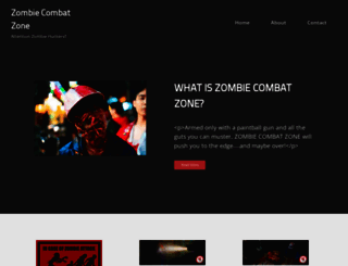 zombiecombatzone.com screenshot