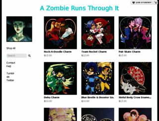 zombiedaisuke.storenvy.com screenshot