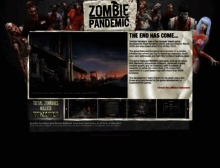 zombiepandemic.com screenshot