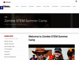 zombiesummercamp.com screenshot