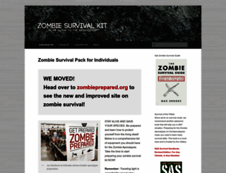 zombiesurvivalkit.org screenshot