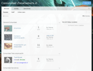 zonagamers.cl screenshot