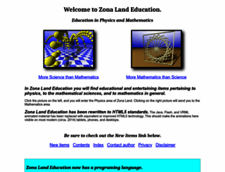 zonalandeducation.com screenshot