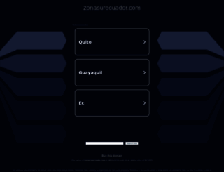 zonasurecuador.com screenshot