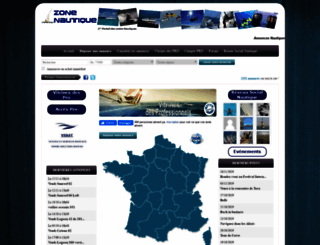 zonenautique.fr screenshot