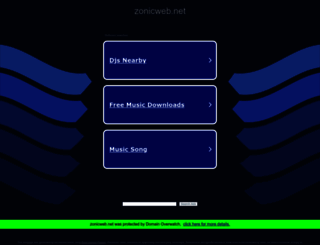 zonicweb.net screenshot