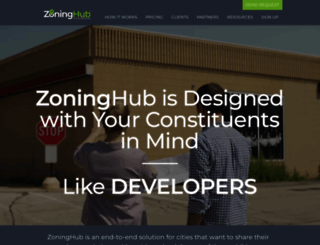 zoninghub.com screenshot