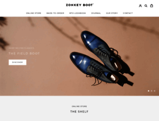 zonkeyboot.com screenshot