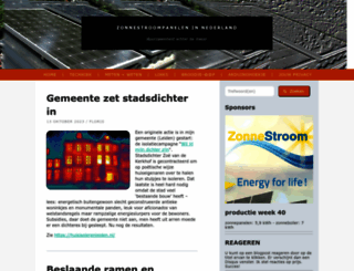 zonnepanelen.wouterlood.com screenshot