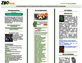 zoo-infos.org screenshot