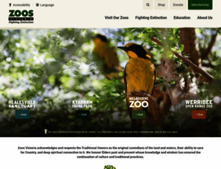 zoo.org.au screenshot
