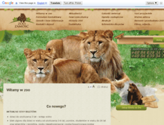 zoo.zamosc.pl screenshot