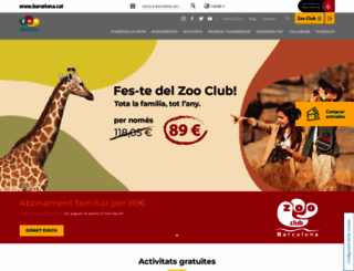 zoobarcelona.com screenshot
