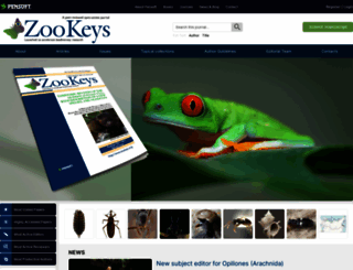 zookeys.pensoft.net screenshot