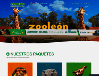 zooleon.org.mx screenshot
